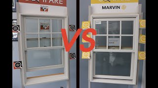 Comparing Double Hung Windows Andersen or Marvin [upl. by Fanya679]