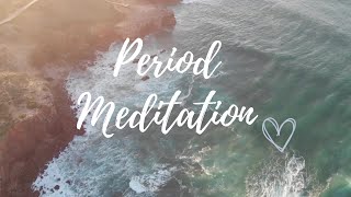 5 Minute Morning Meditation for Period Health 🌿 [upl. by Annaeirb546]