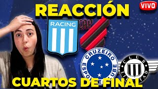 🔵RACING 🆚 PARANAENSE🔴🔵CRUZEIRO🆚 LIBERTAD⚫ 🏆Cuartos de Final copa Sudamericana [upl. by Avron]