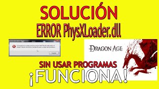 Cómo solucionar el error de PhysXLoaderdll sin programas [upl. by Hiamerej]