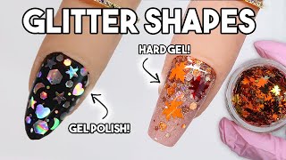 Encapsulated Glitter Nail Art With Gel  NO BUMPY NAILS [upl. by Ynahirb]