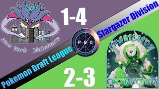 Pokémon Draft League  New York Malamars VS Charleston Chestnaughts  S6 W6 Stargazer Div [upl. by Alliber]