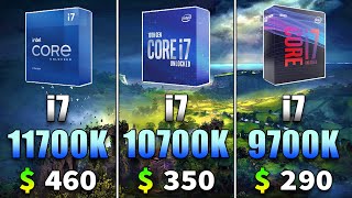 Core i7 11700K vs Core i7 10700K vs Core i7 9700K  PC Gaming Tested [upl. by Einafpets]