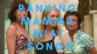 Ranking MAMMA MIA songs [upl. by Jodi]