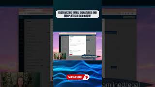 Customizing Email Signatures and Templates in Clio Grow [upl. by Penelopa103]