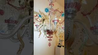 Venetian Chandelier  Ca Giustinian  Original Murano Glass [upl. by Auhsohey330]