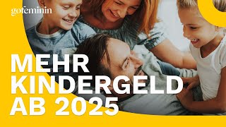 Mehr Kindergeld So viel Geld erhalten Familien ab 2025 [upl. by Ylil]