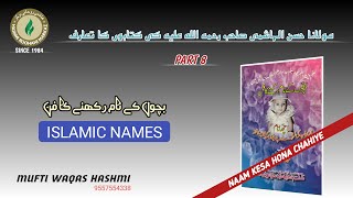 Bacchon Ke Naam Rakhne Ka Fun  Islamic Names  Maulana Hasan Ul Hashmi Ra [upl. by Anairol677]