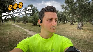 QCY CROSSKY LINK  costano poco e sono ottimi per lo sport [upl. by Bogart]