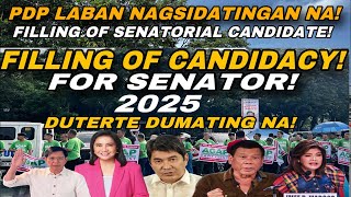 PDP LABAN NAGSIDATINGAN NA MANILA HOTEL FILLING OF CANDIDACY FOR SENATORIAL 2025 [upl. by Ahsilahs]