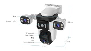 สอนติดตั้งแบบรวดเร็ว กับ กล้องรุ่น CS621SR กล้อง 3 เลนส์ Vstarcam ทำเองได้ง่ายๆใน 2นาที [upl. by Atinahc]