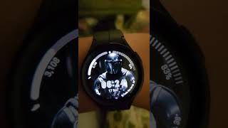 The Mandalorian Build on Samsung Galaxy Watch Pro starwars mandalorian galaxywatch wearos [upl. by Sumetra]