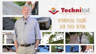 Technitoit  Robert Longechal présente lhydrofuge toiture sur tuile béton [upl. by Amargo930]