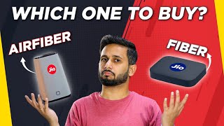 Jio AirFiber vs Jio Fiber Price plans speed and other details  Which one to get [upl. by Emiaj]