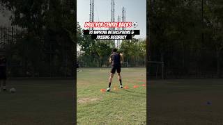 Drill for Centre Backs ⚽️ football footballdrills agilitytraining footballcoach [upl. by Sirois]