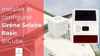 Sirène solaire Basic pour alarme BiCube [upl. by Bertolde592]