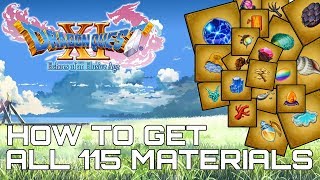 Dragon Quest XI ALL 115 MATERIAL LOCATIONS HOW TO GET ALL MATERIALS [upl. by Desirae159]