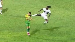 Craziest High Boot Fouls In Football History [upl. by Eggett]