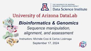 2024 Fall Biosciences amp Genomics Series An Introduction to Building a Transcriptomics Pipeline [upl. by Landes88]