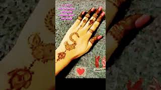 S name wali mehandi design fancy [upl. by Reace]