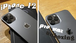 unboxing iPhone 12 pro max 🍎📱graphite 256GB aesthetic  RainbowRidaYT [upl. by Massingill]