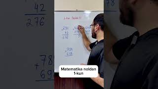 Matematikani noldan boshlab o’rganing 1kun [upl. by Muna]