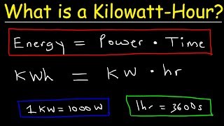 What is a Kilowatt hour [upl. by Fachan]