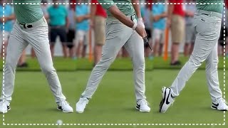 Close Up of Rory Mcilroy Leg Drive with Slow Motion [upl. by Haroved]