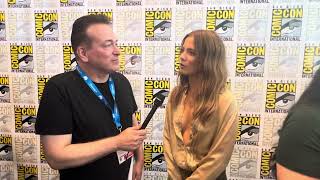 SDCC 2024 Kingdom of the Planet of the Apes INTERVIEW Freya Allen Mae [upl. by Eittak]