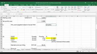 MAC3761 Q3 MITOLI BYEBOER PTY LTD  Income statement Variances Transfer Pricing Process Costing [upl. by Pavier437]