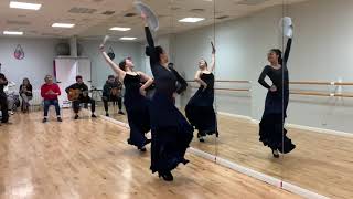 Guajiras baile flamenco cuarto curso estudiantes de Baila Flamenco [upl. by Danziger]