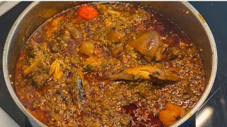 LA FAMEUSE SAUCE GOMBO  Okra Stew GUINÉE [upl. by Swayder]