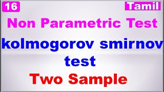 MA3391 Probability amp Statistics  Unit 4 Non Parametric Test  kolmogorov smirnov testTwo Sample [upl. by Leohcin825]