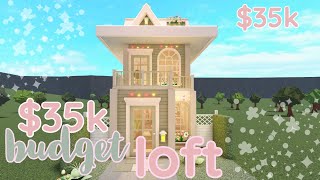 35k budget loft  bloxburg build [upl. by Naeroled]