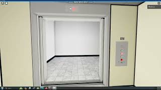 Montgomery Hydraulic Elevator JCPenney Leoville Robloxia [upl. by Nnyledam]