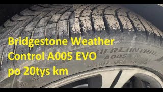 Bridgestone Weather Control A005 EVO po 20tys km  Peugeot 508 [upl. by Hock746]