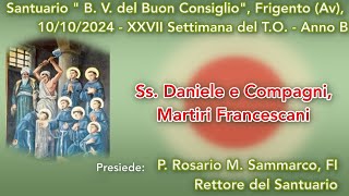 Santuario “BV del Buon Consiglioquot Messa 10102024 P Rosario M Sammarco P Gregorio M Adolfo [upl. by Didi]