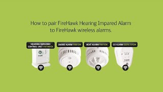 FireHawk Hearing Impaired Alarm Pairing Video red dot [upl. by Miett]