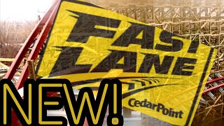 NEW Cedar Point Fast Lane Explained [upl. by Atiuqat408]