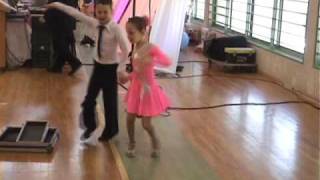 Kids Ballroom Dancing  Part 2 Lea and Roni [upl. by Rudman176]