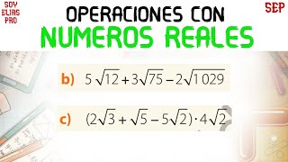 Operaciones con Números Reales [upl. by Meras]