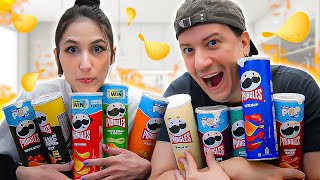 PROVIAMO TUTTI I GUSTI PIÙ ASSURDI DELLE PRINGLES [upl. by Breskin514]