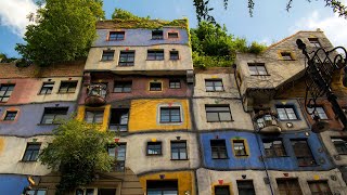 Hundertwasser House Vienna  Austria  4K [upl. by Seward]