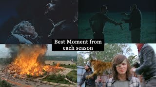 The Walking Dead  Best Moment From Each Season S1S7 [upl. by Rox]