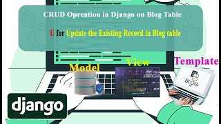 CRUD operation in Django on Blog Table update blog video 10 [upl. by Aehsan822]