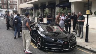 YouTuber Lord Aleem SWARMED By A Gang Of Car Spotters In His 29 Million Bugatti Chiron In London [upl. by Vala557]