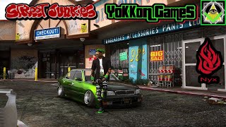 【GTA5】DAY173【ストジャン】ストリーマーグラセフスト鯖 ロールプレイ StreetJunkies 超高画質 メタバース GTA グラセフ YokkoN G666 よっこんげーむず [upl. by Hafirahs]