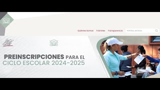 CÓMO HACER EL PROCESO DE PREINSCRIPCIÓN 2024 [upl. by Mariel]