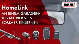 HomeLink mit einem Garagentorantrieb von SOMMER verbinden  Einlernen amp Inbetriebnahme  SOMloq2 [upl. by Connors]