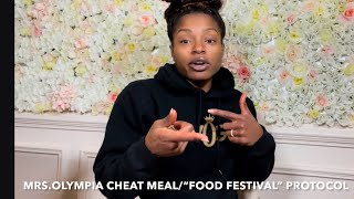 6x Mrs Figure Olympia Cydney Gillon’s Cheat Meal Process [upl. by Lehet]